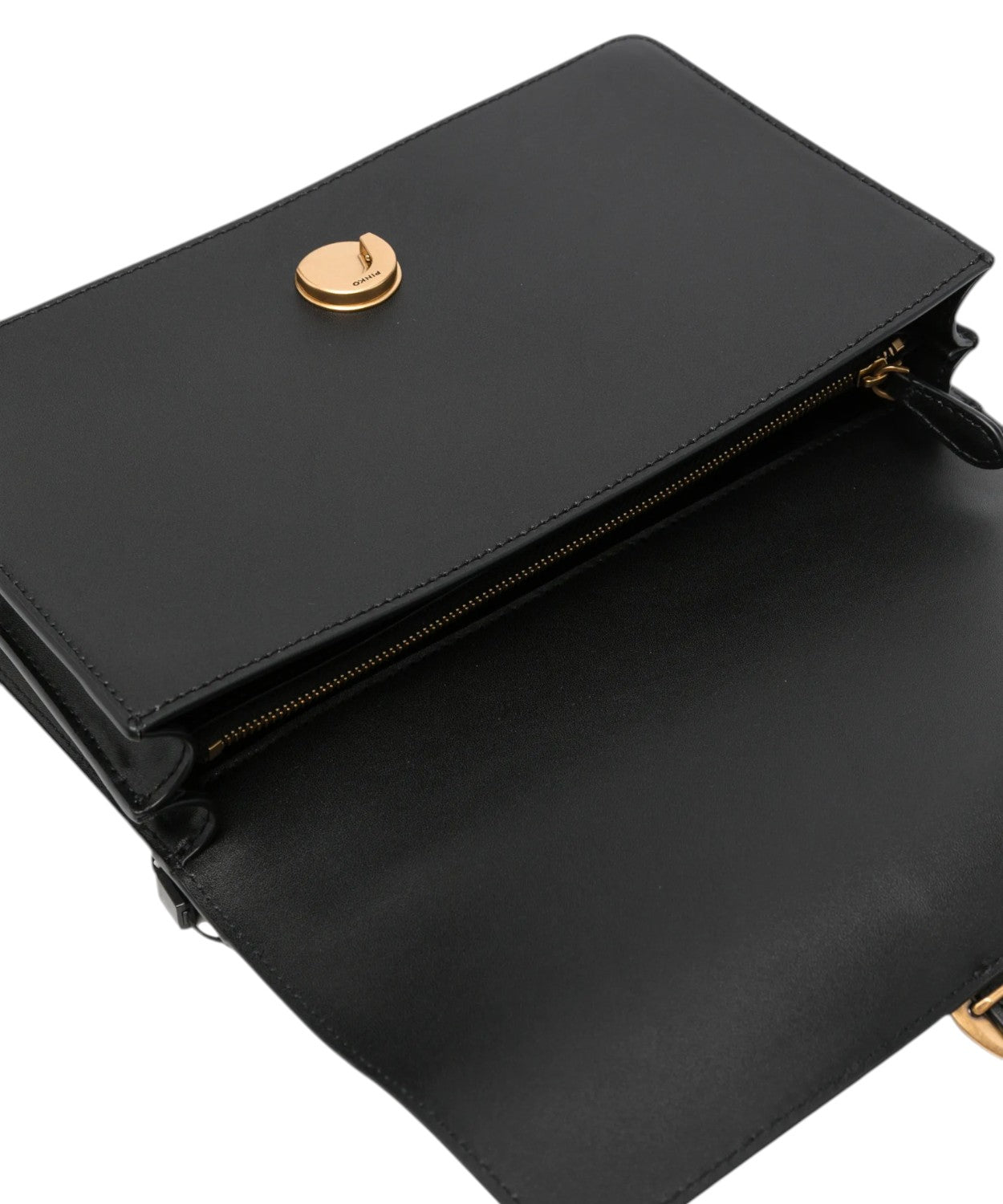 Borsa Pinko Love Birds in Pelle Nera con Tracolla