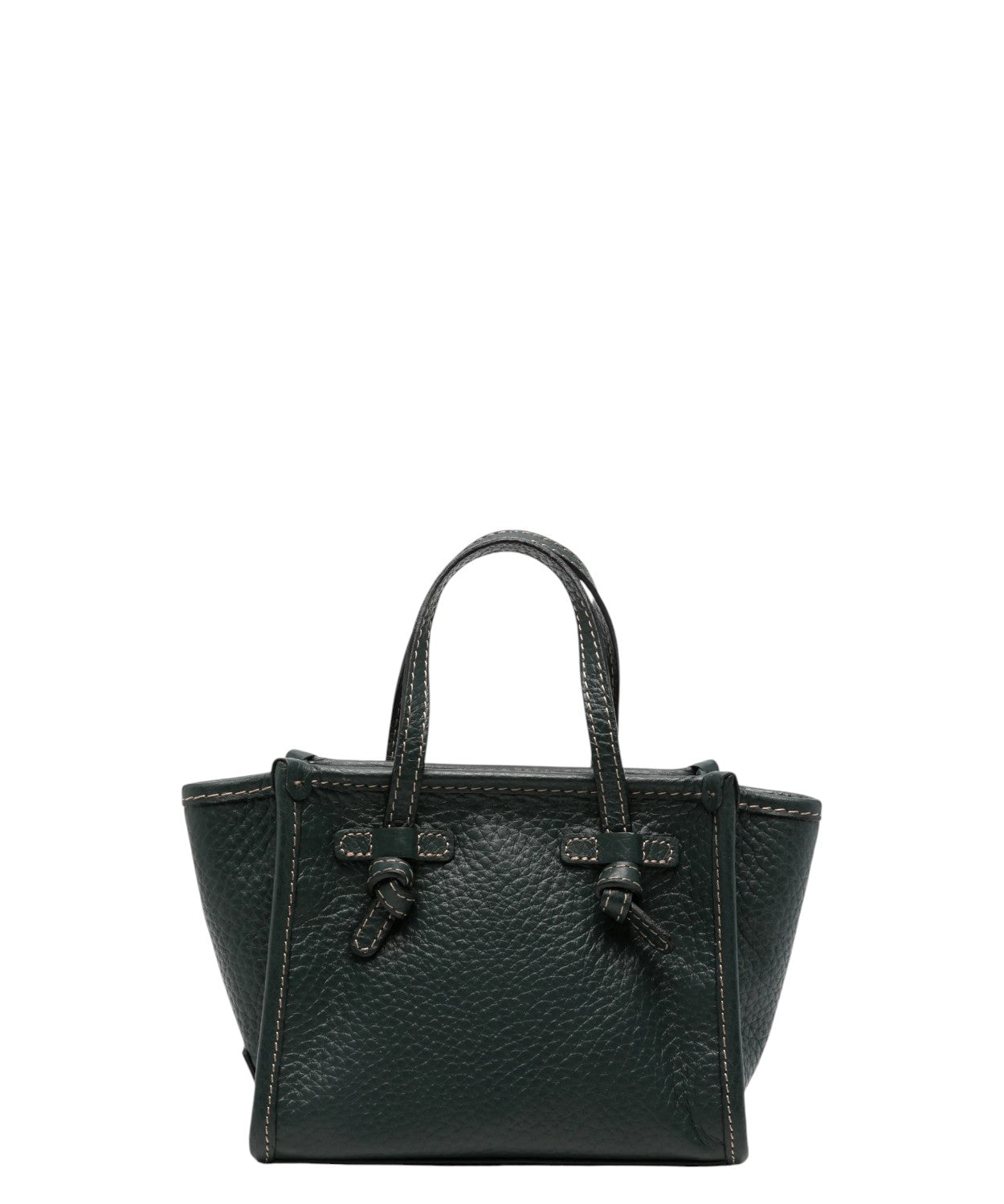 Gianni Chiarini Miss Marcella Mini Bag in Maxi Grained Double Leather with Shoulder Strap
