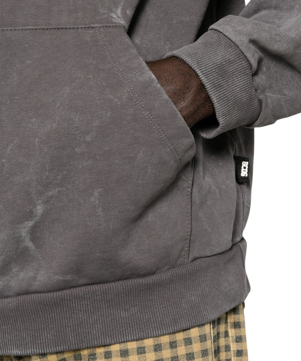 Felpa GCDS Uomo con Cappuccio e Logo Borchiato