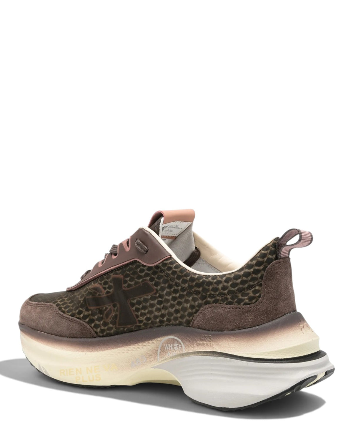 Sneakers Premiata Hill 8547 con stampa serpente