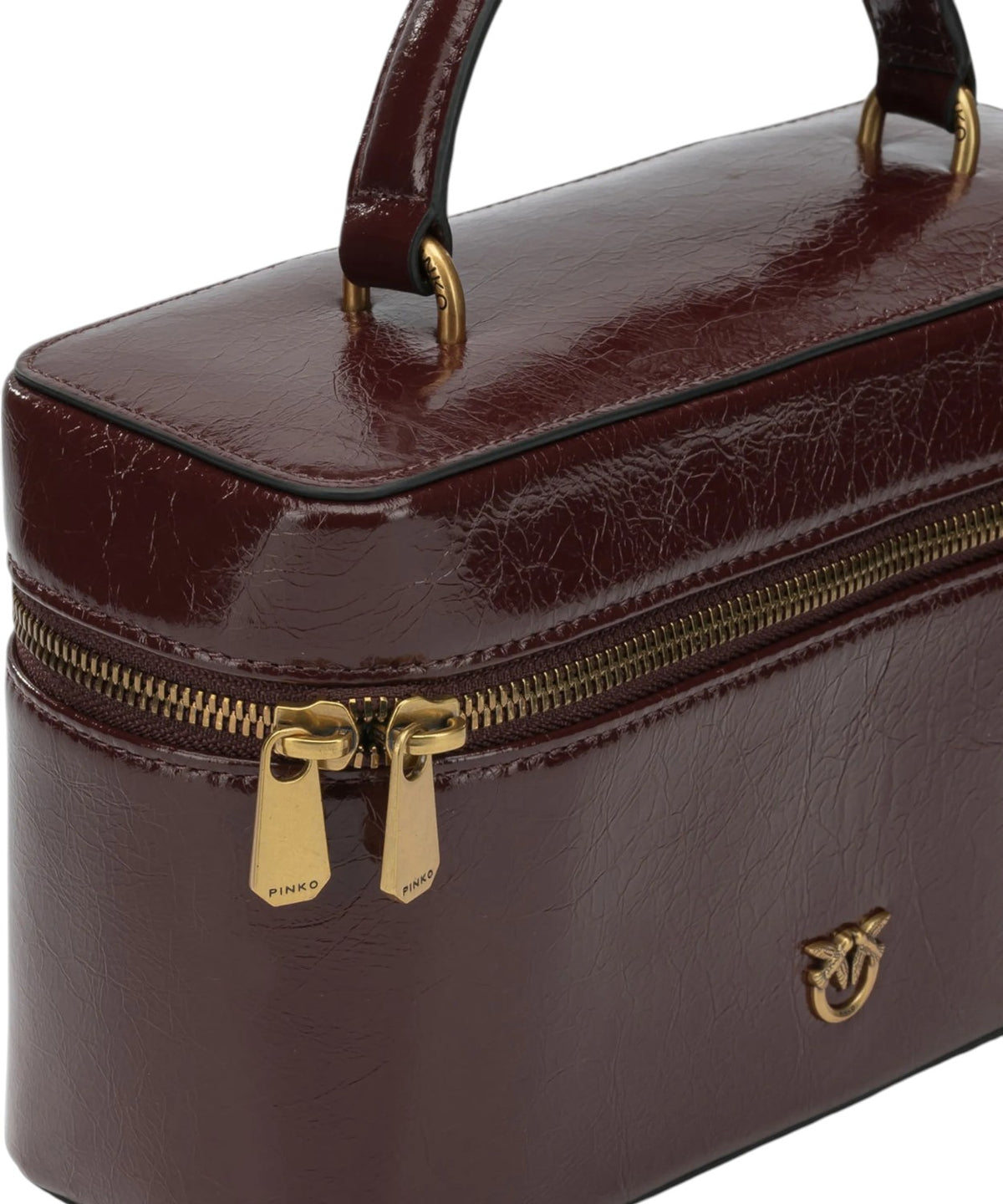 Pinko Love Birds Vanity Leather Bag