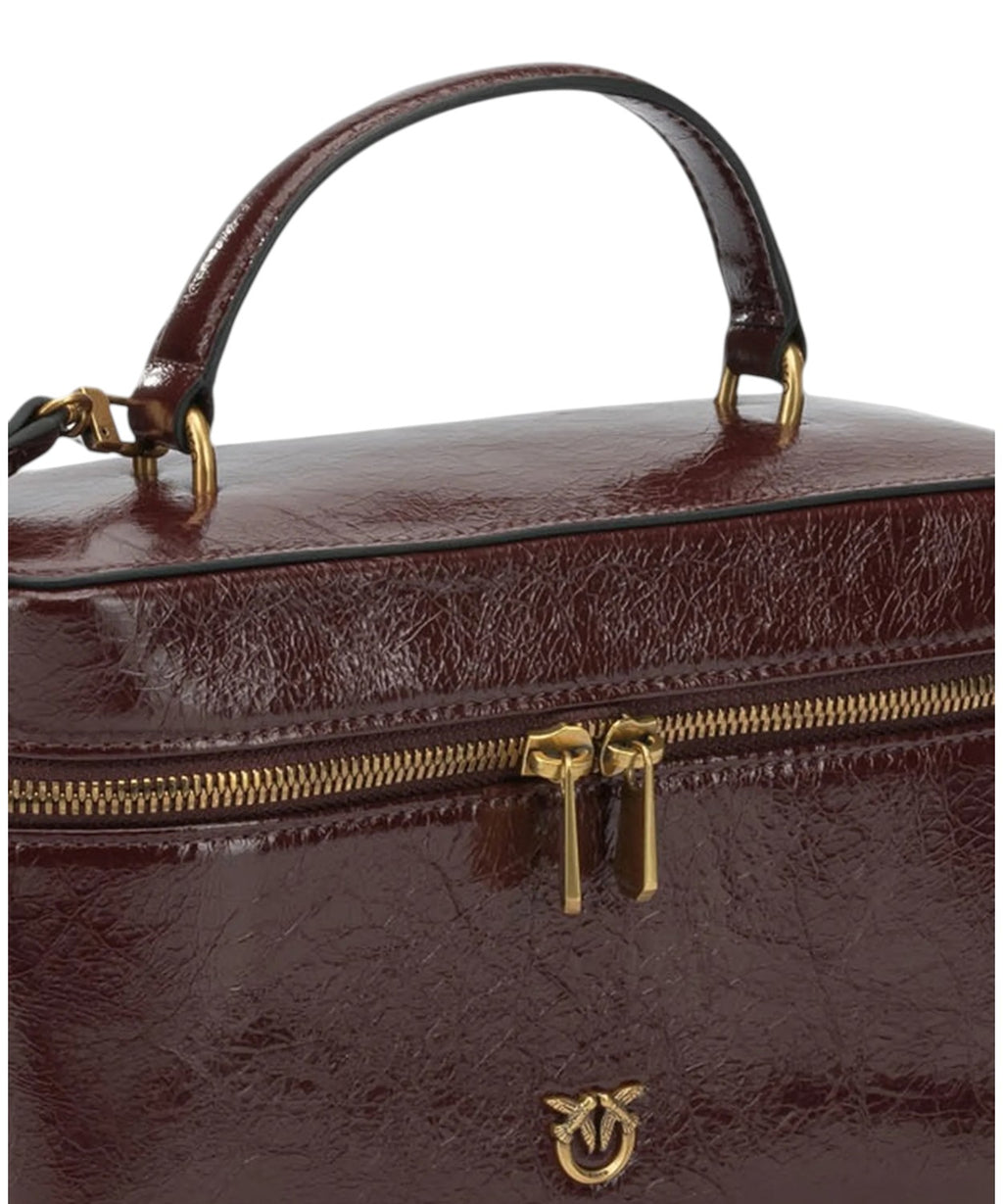 Pinko Love Birds Vanity Leather Bag