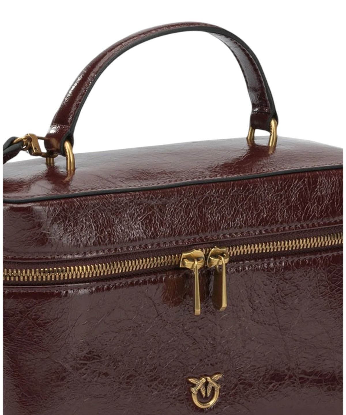 Pinko Love Birds Vanity Leather Bag