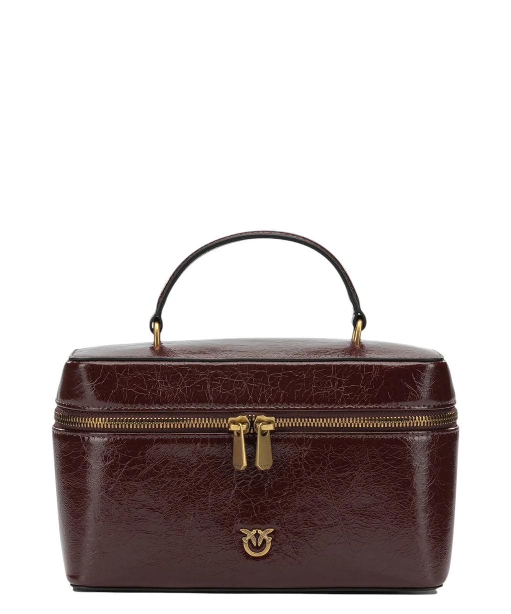 Pinko Love Birds Vanity Leather Bag
