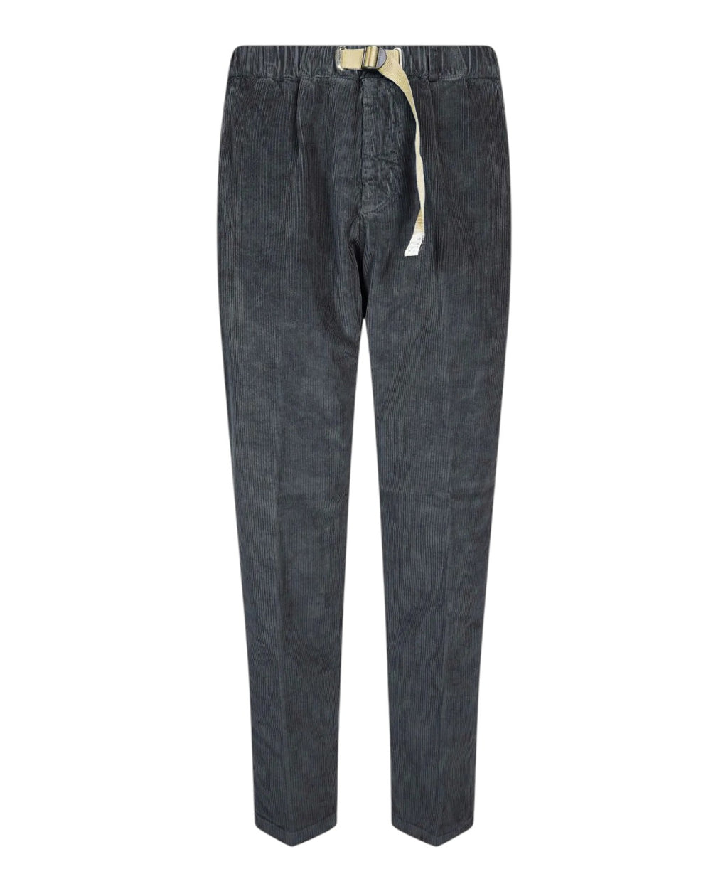 Pantaloni Uomo Effetto Velluto a Coste con Cintura