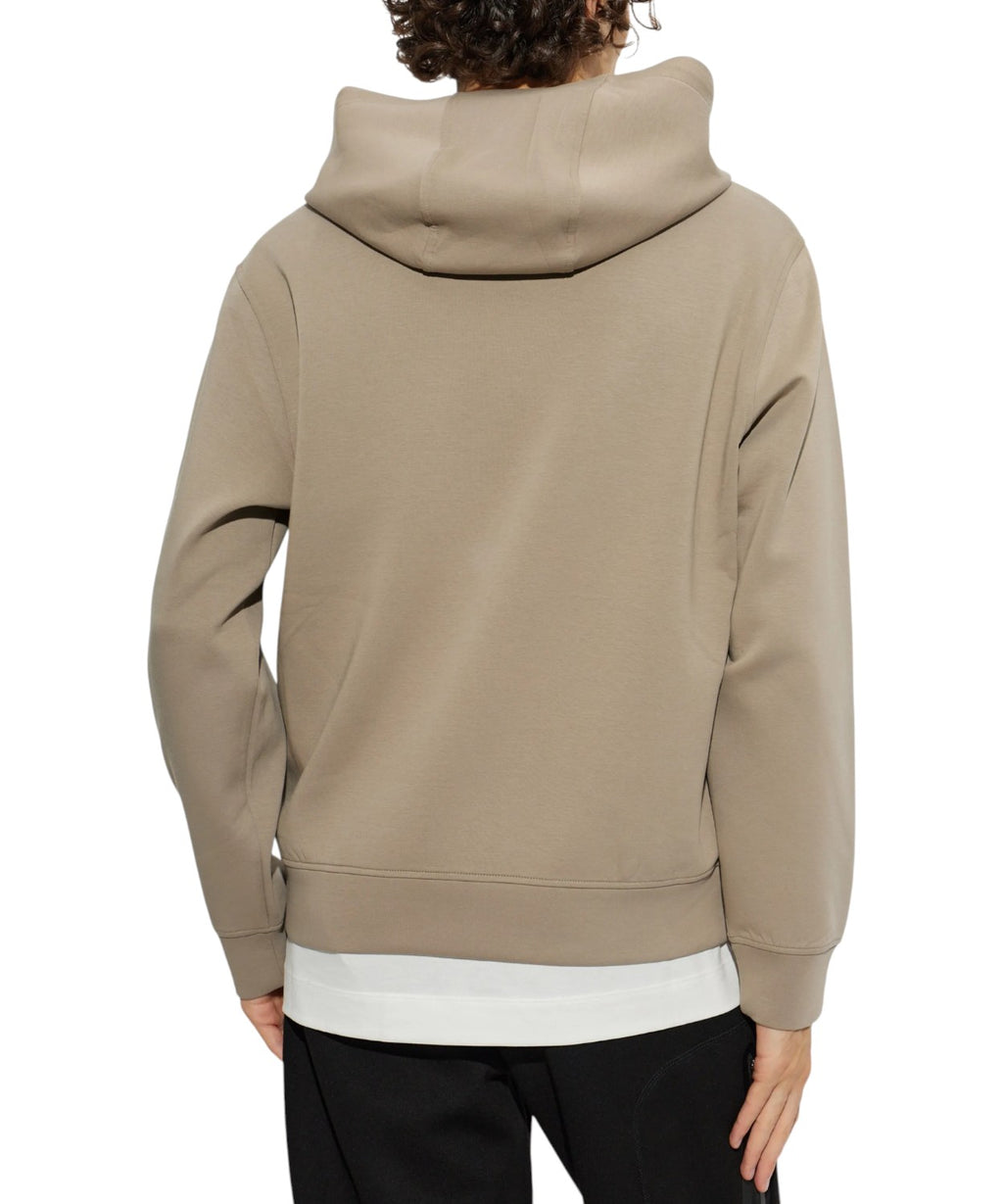 Felpa Emporio Armani Uomo Cappuccio Zip Comoda