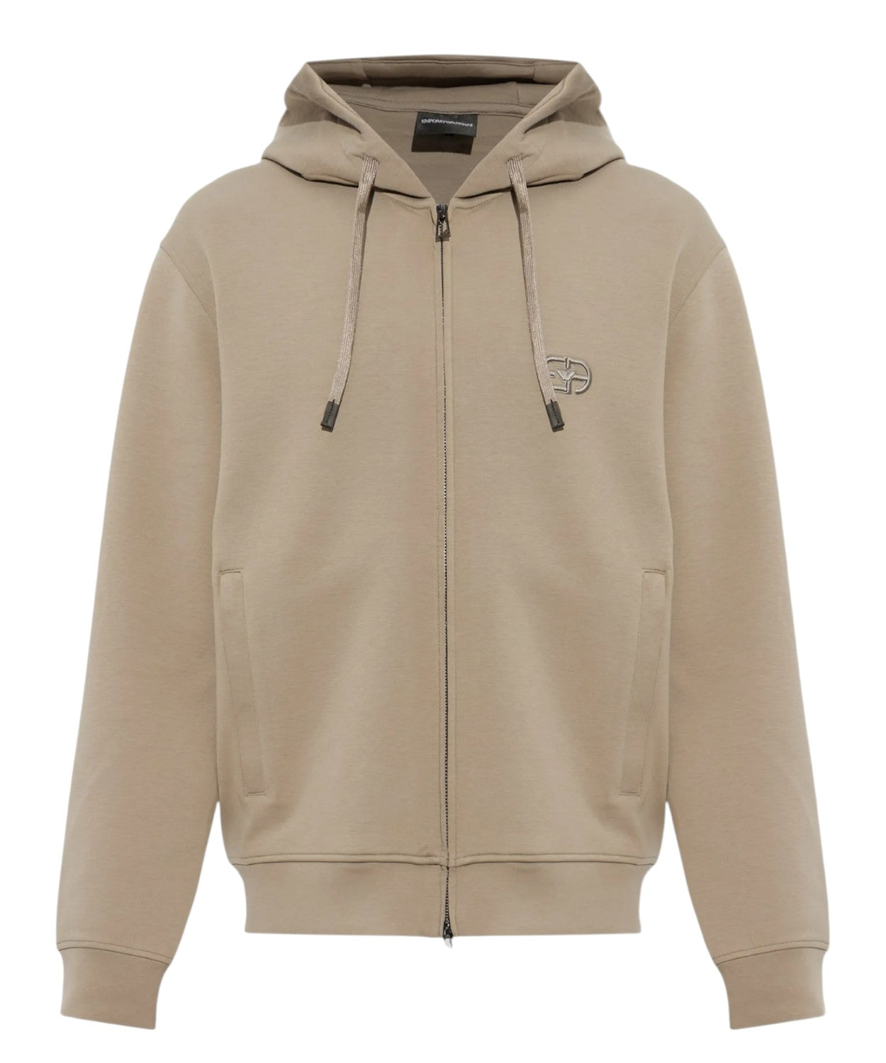 Felpa Emporio Armani Uomo Cappuccio Zip Comoda