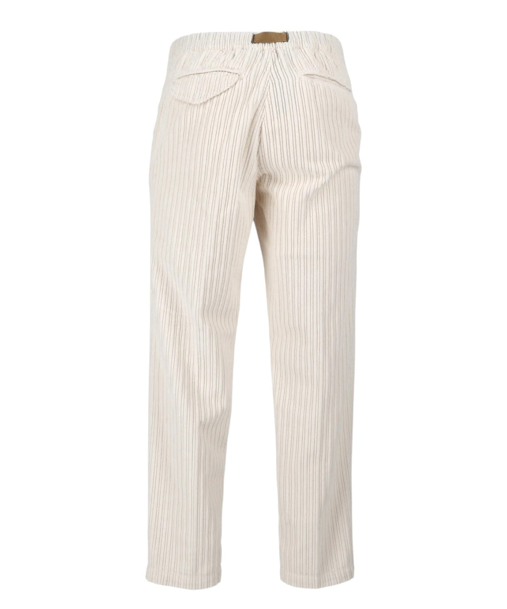 Pantaloni Uomo GREG in Velluto a Coste Larghe con Cintura