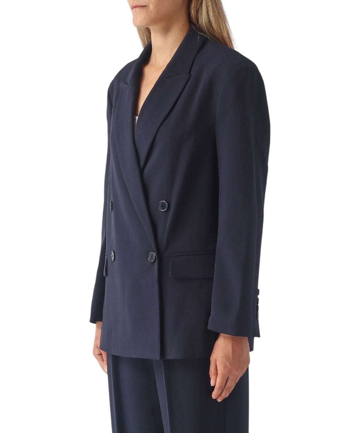 Chaqueta de mujer Twinset cruzada de viscosa
