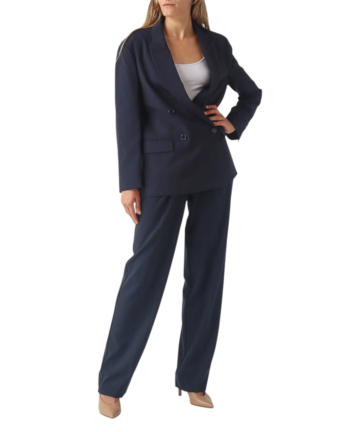 Chaqueta de mujer Twinset cruzada de viscosa