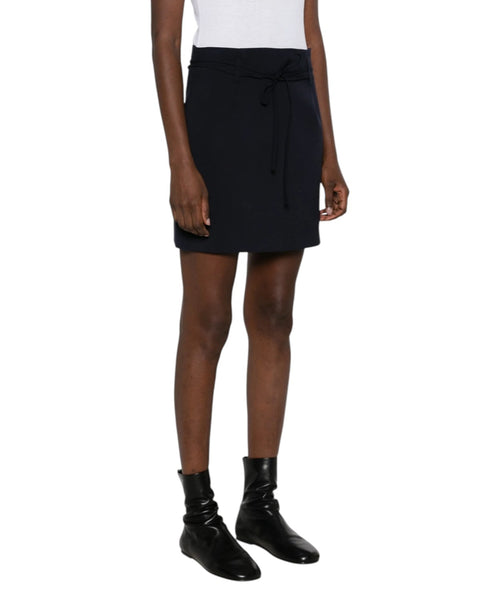 Minissaia de senhora Twinset com cordão e detalhe de nó