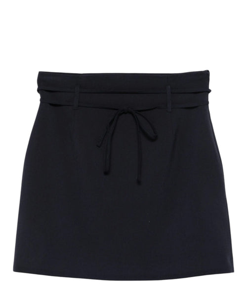 Minissaia de senhora Twinset com cordão e detalhe de nó