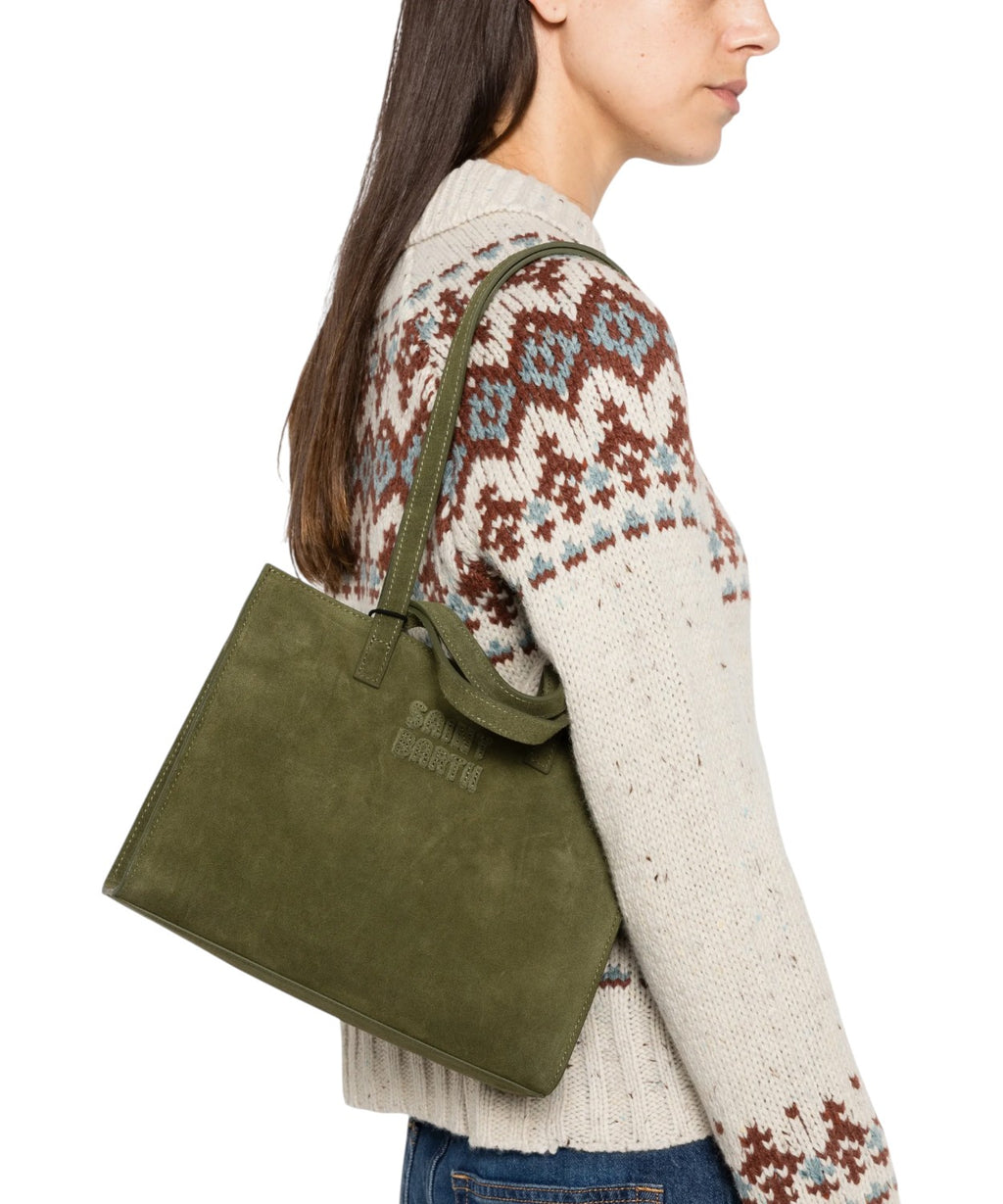Bolso Jour Midi de ante con logotipo