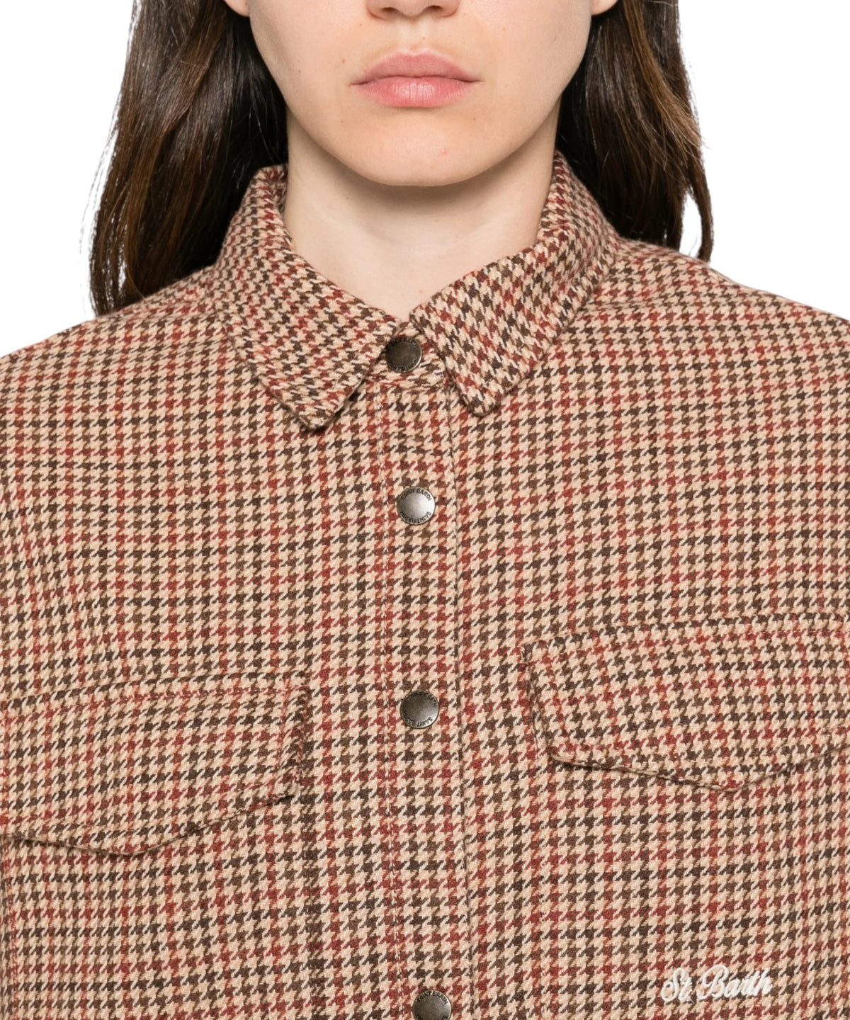 Camicia MC2 Saint Barth Disney Mickey Mouse Pied de Poule