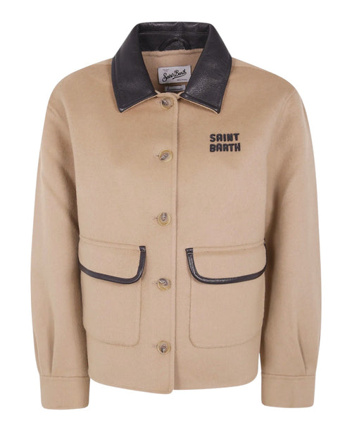 Giacca Donna MC2 Saint Barth in Lana con Patch Logo