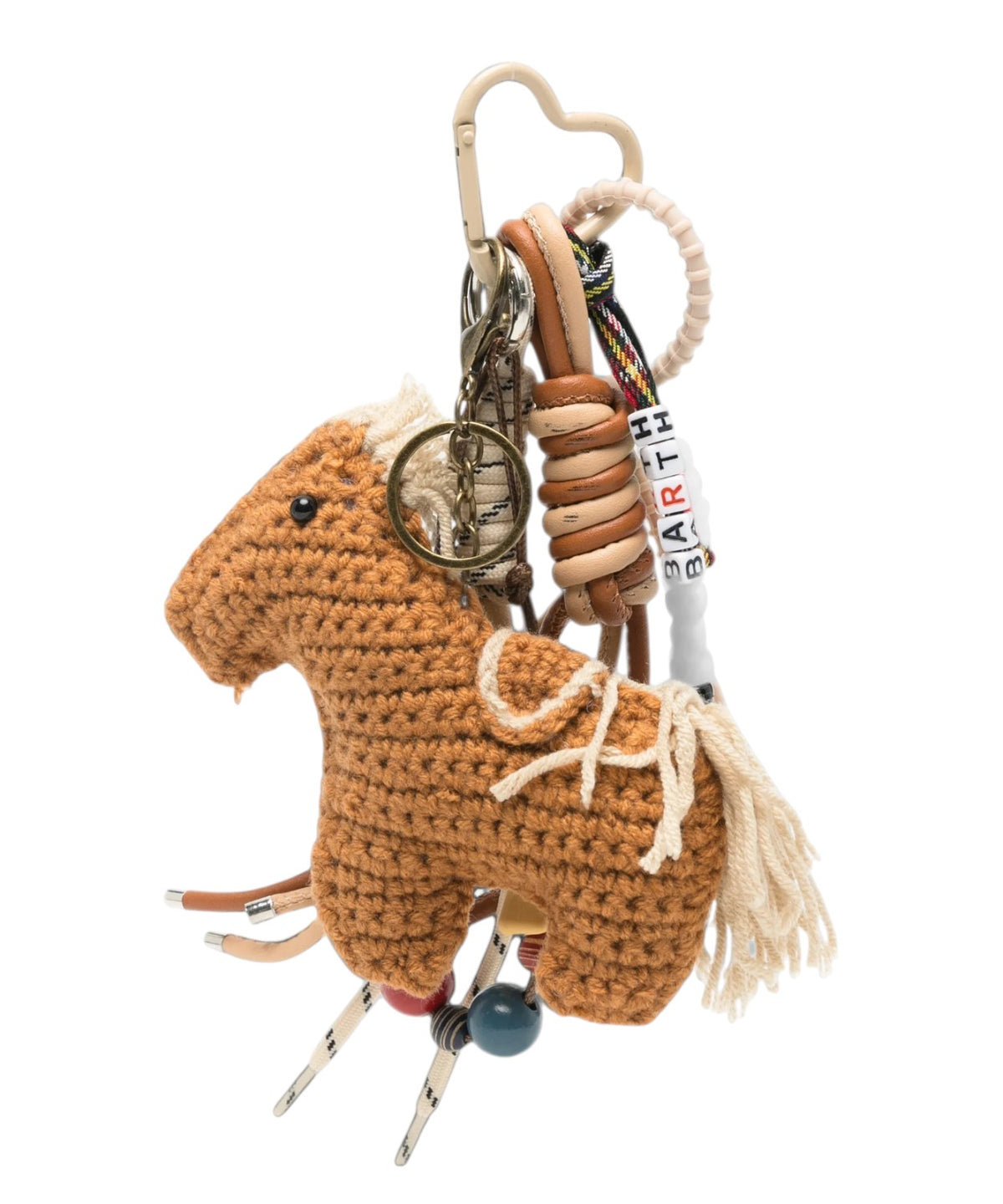 Portachiavi MC2 Saint Barth cavallo crochet con perline