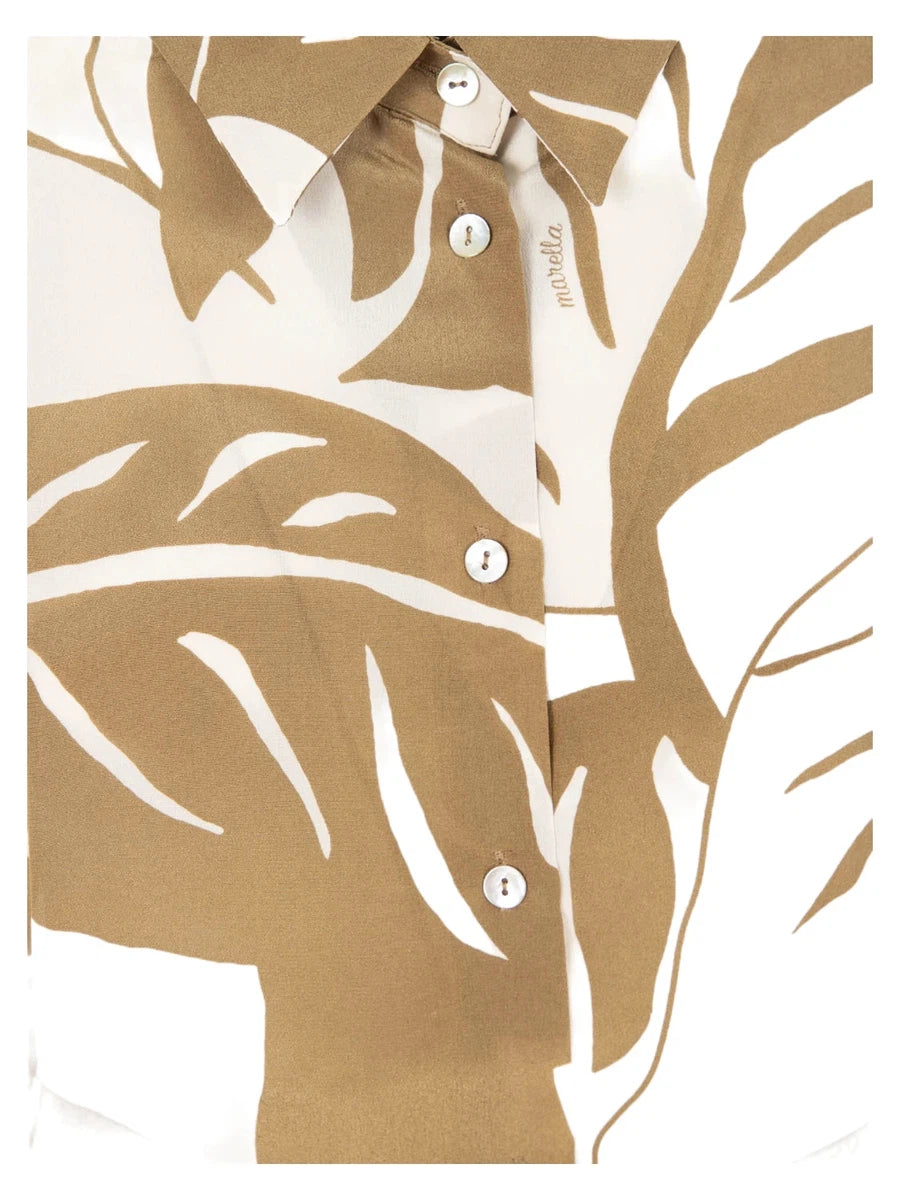 Camicia Autocar in Crêpe de Chine di Seta-Marella-Camicie-Vittorio Citro Boutique