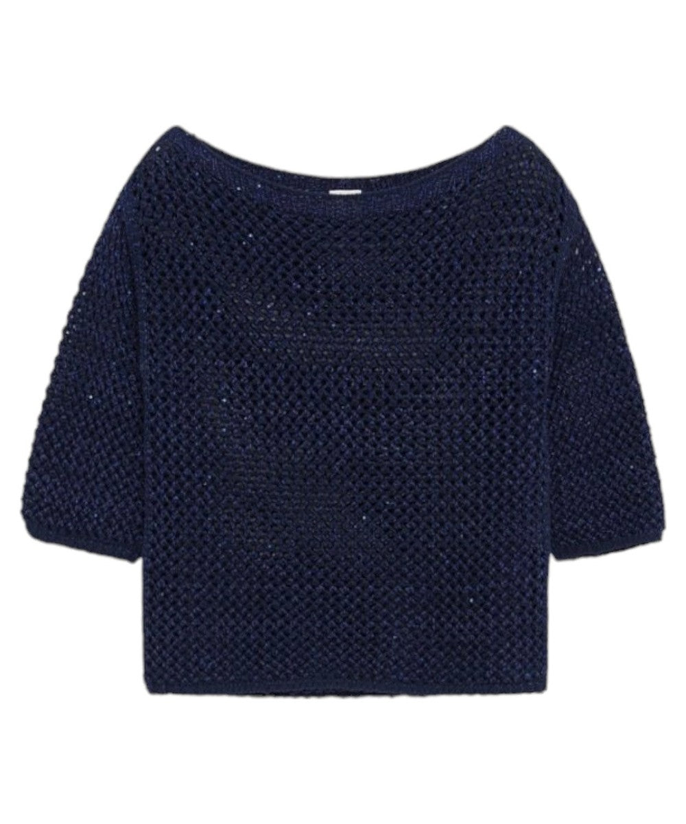 Maglia Cropped Alare-Marella-Maglieria-Vittorio Citro Boutique