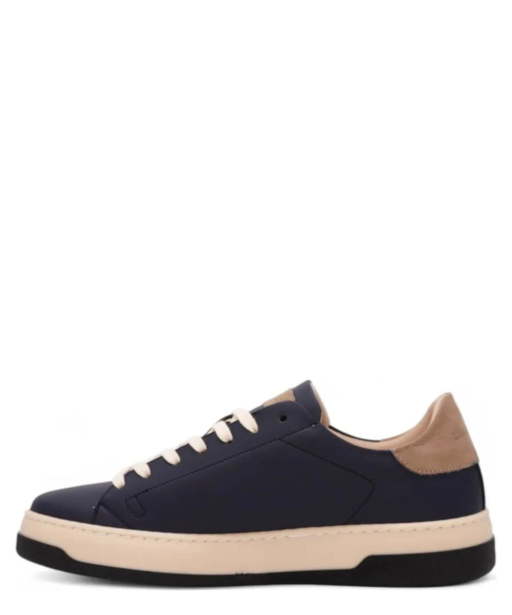 Sneakers in Pelle con Suola Bicolore-Brian Mills-Sneakers-Vittorio Citro Boutique