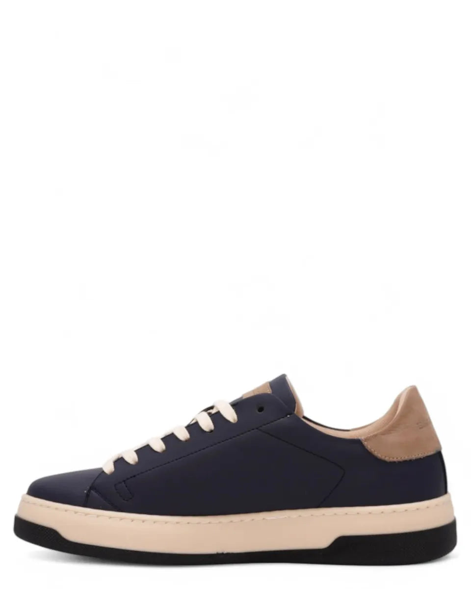 Sneakers in Pelle con Suola Bicolore-Brian Mills-Sneakers-Vittorio Citro Boutique