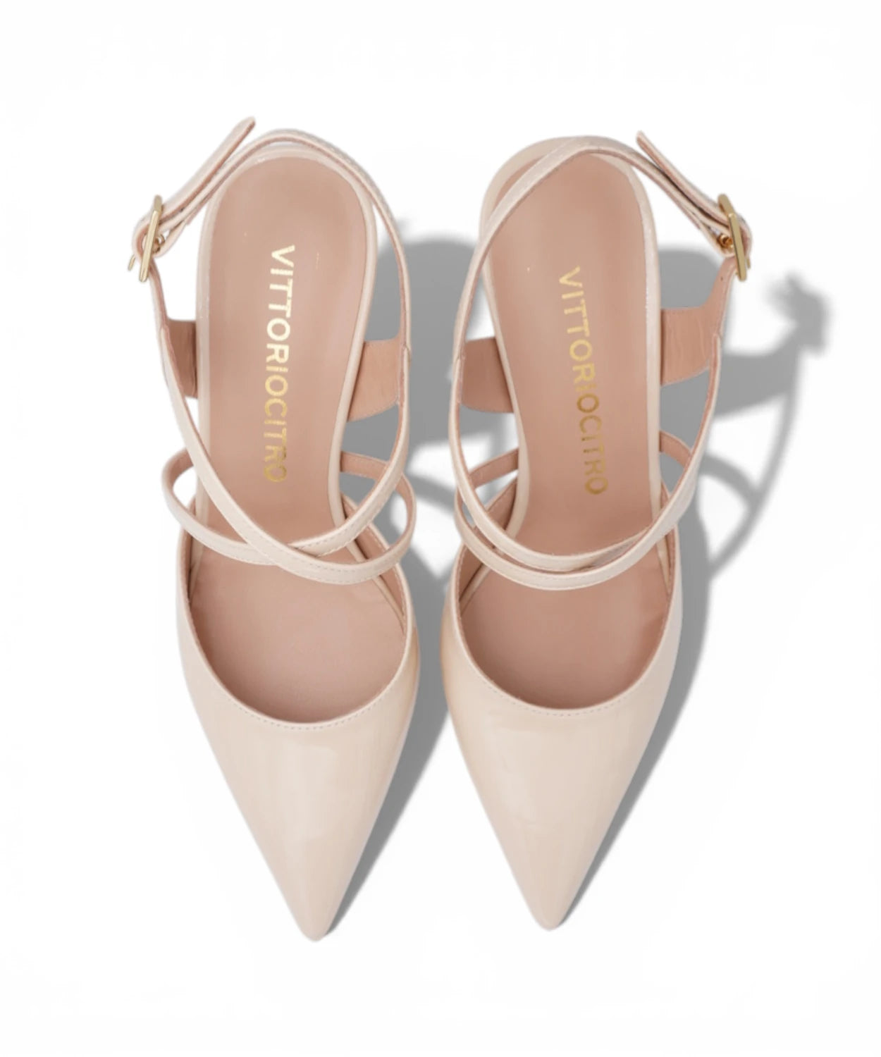 Décolleté Slingback Vernice Beige - Eleganza e Comfort
