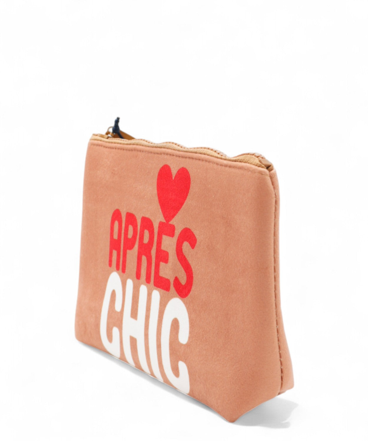 Pochette Aline con stampa APRES CHIC e zip-Mc2 Saint Barth-Pochette-Vittorio Citro Boutique