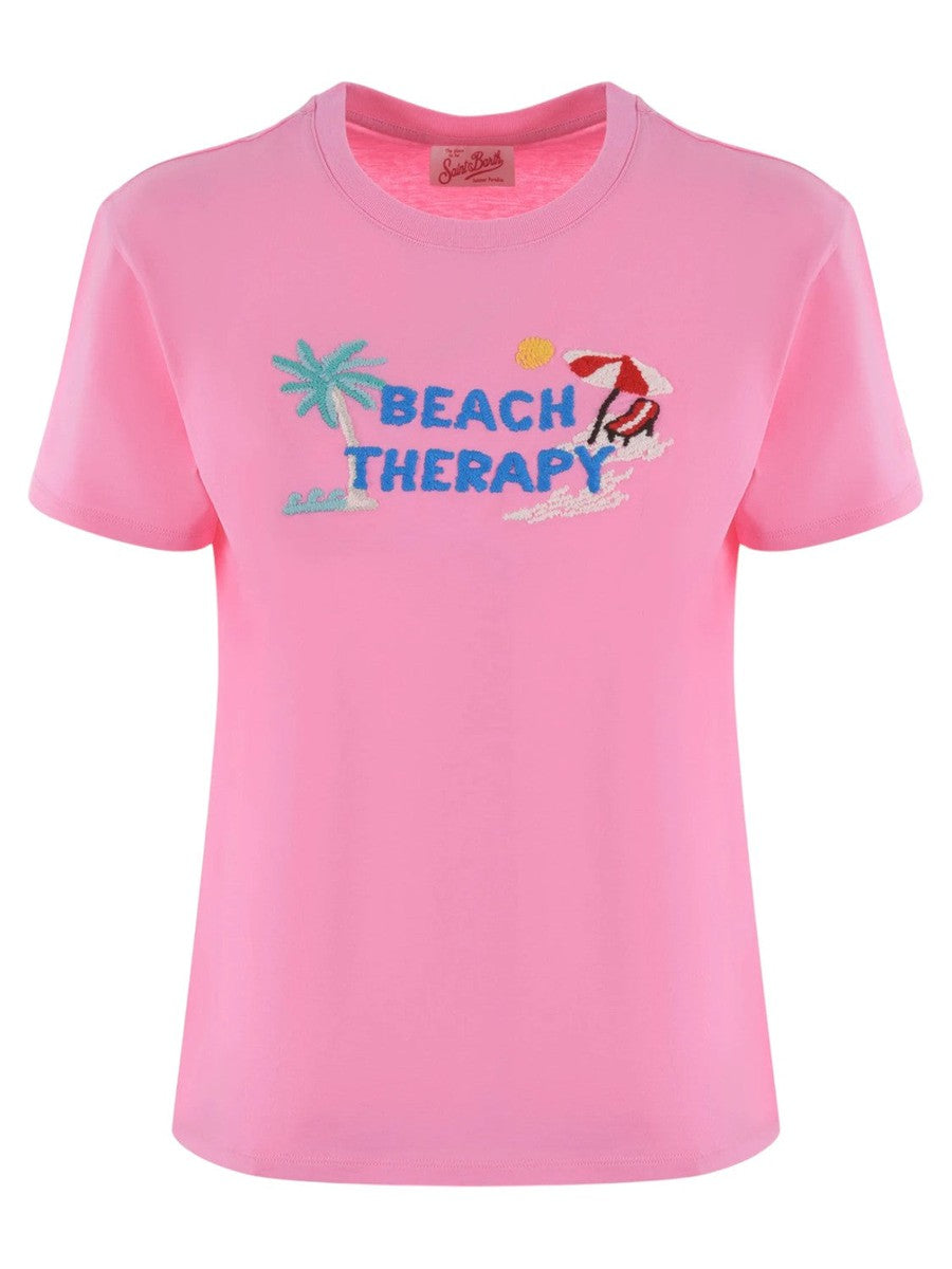 T-shirt MC2 Saint Barth con ricamo-Mc2 Saint Barth-T-shirt-Vittorio Citro Boutique