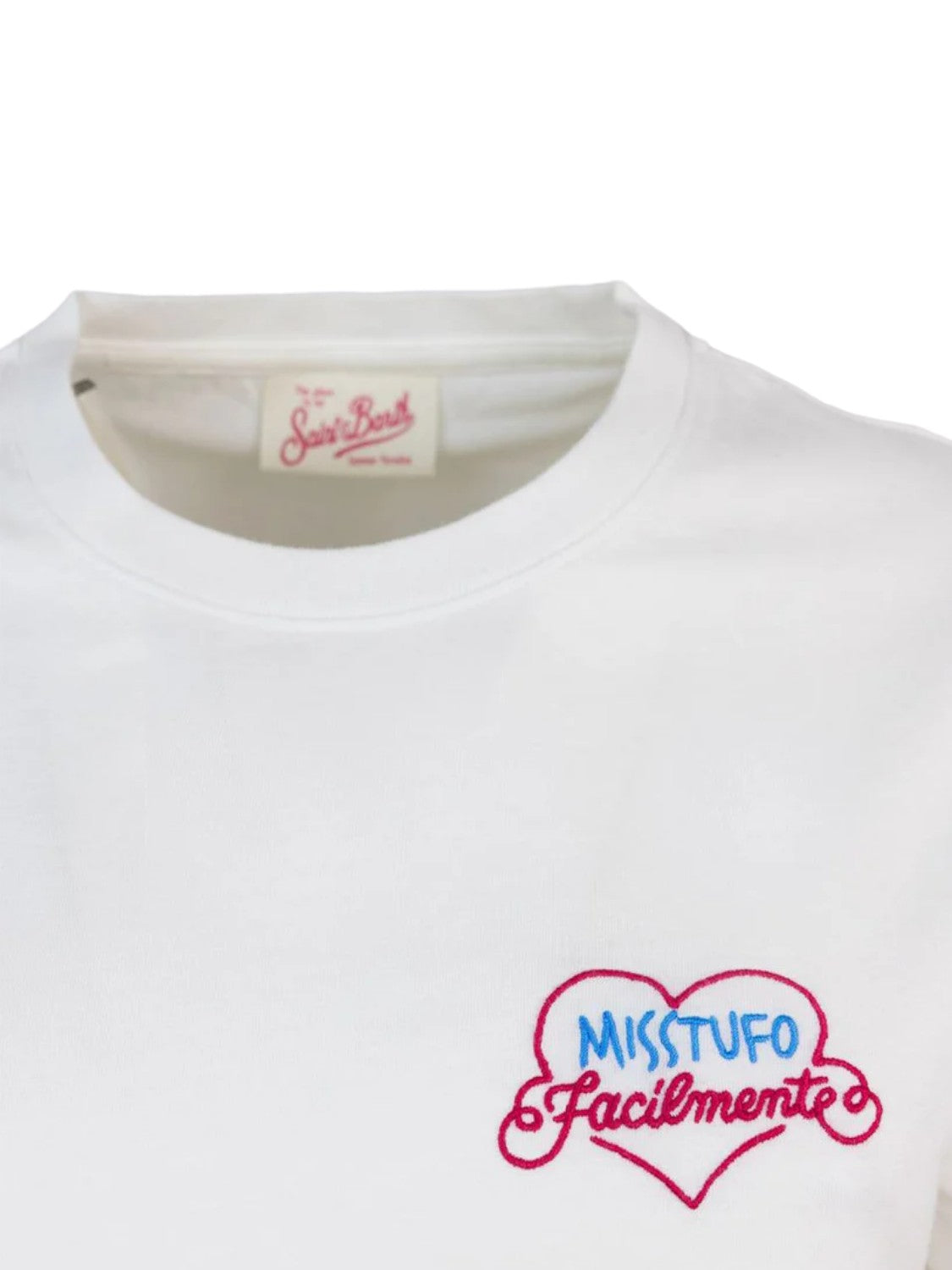 T-shirt Emilie con Ricamo Misstufo-T-shirt-Mc2 Saint Barth-Vittorio Citro Boutique