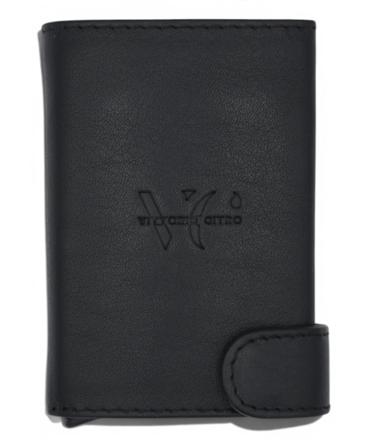 Portafoglio Uomo VittorioCitro Pelle Nera con RFID