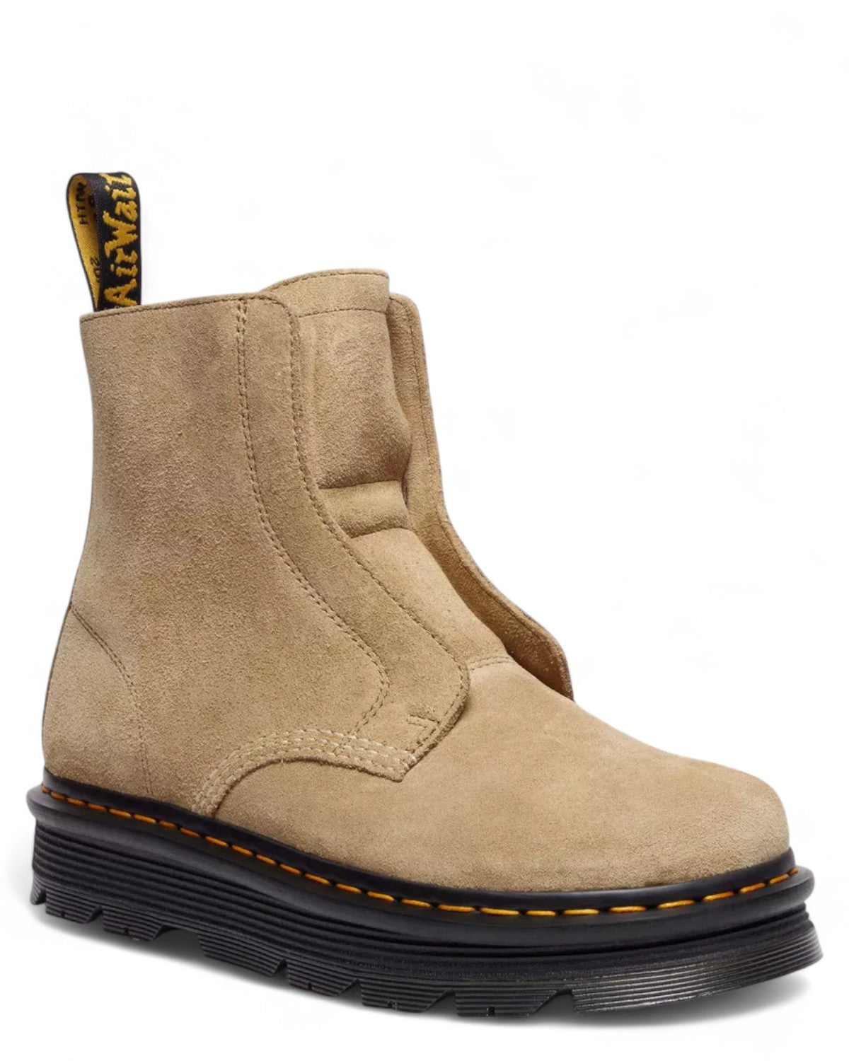 Zebzag Laceless Boot in Suede-Dr. Martens-Stivali-Vittorio Citro Boutique