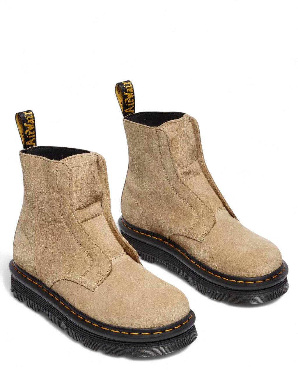 Zebzag Laceless Boot in Suede-Dr. Martens-Stivali-Vittorio Citro Boutique