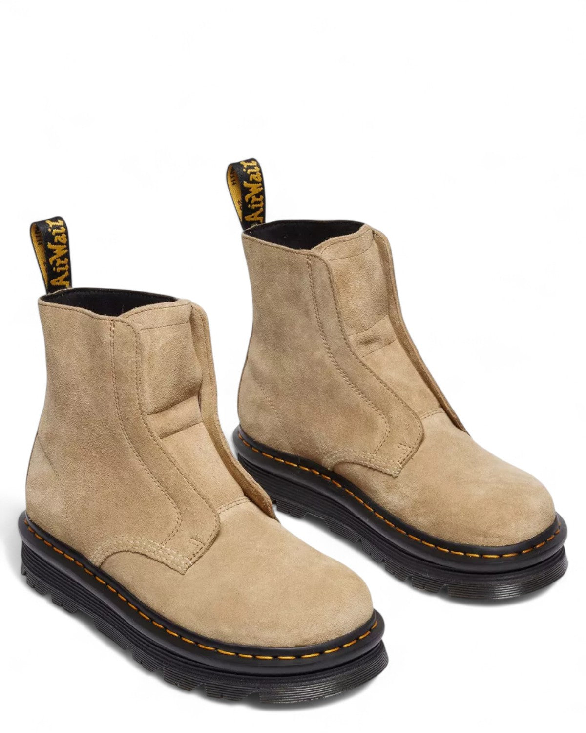 Zebzag Laceless Boot in Suede-Dr. Martens-Stivali-Vittorio Citro Boutique