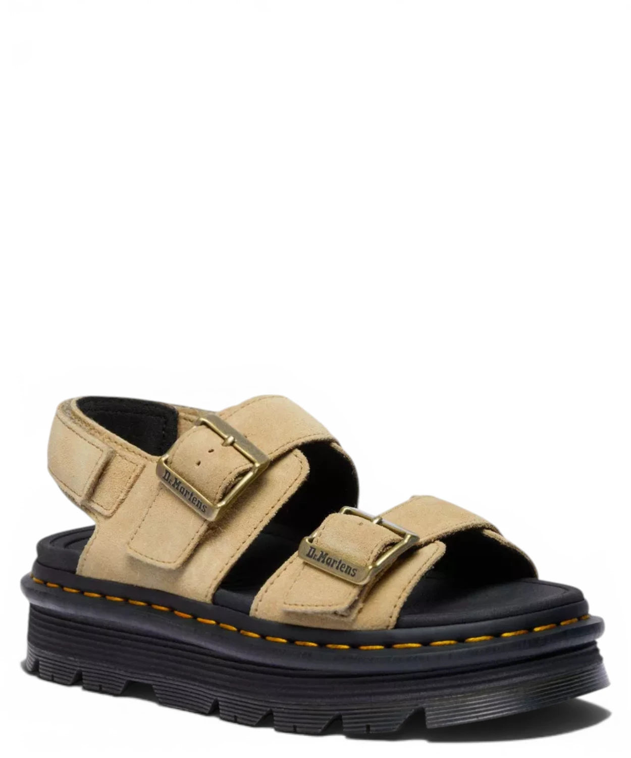 Dr. Martens Zebzag Suede Sandals with Platform Sole