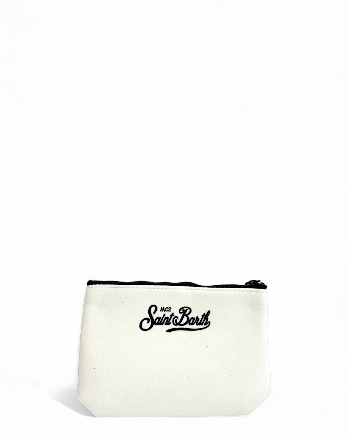 Pochette Aline con stampa logo e zip-Mc2 Saint Barth-Pochette-Vittorio Citro Boutique