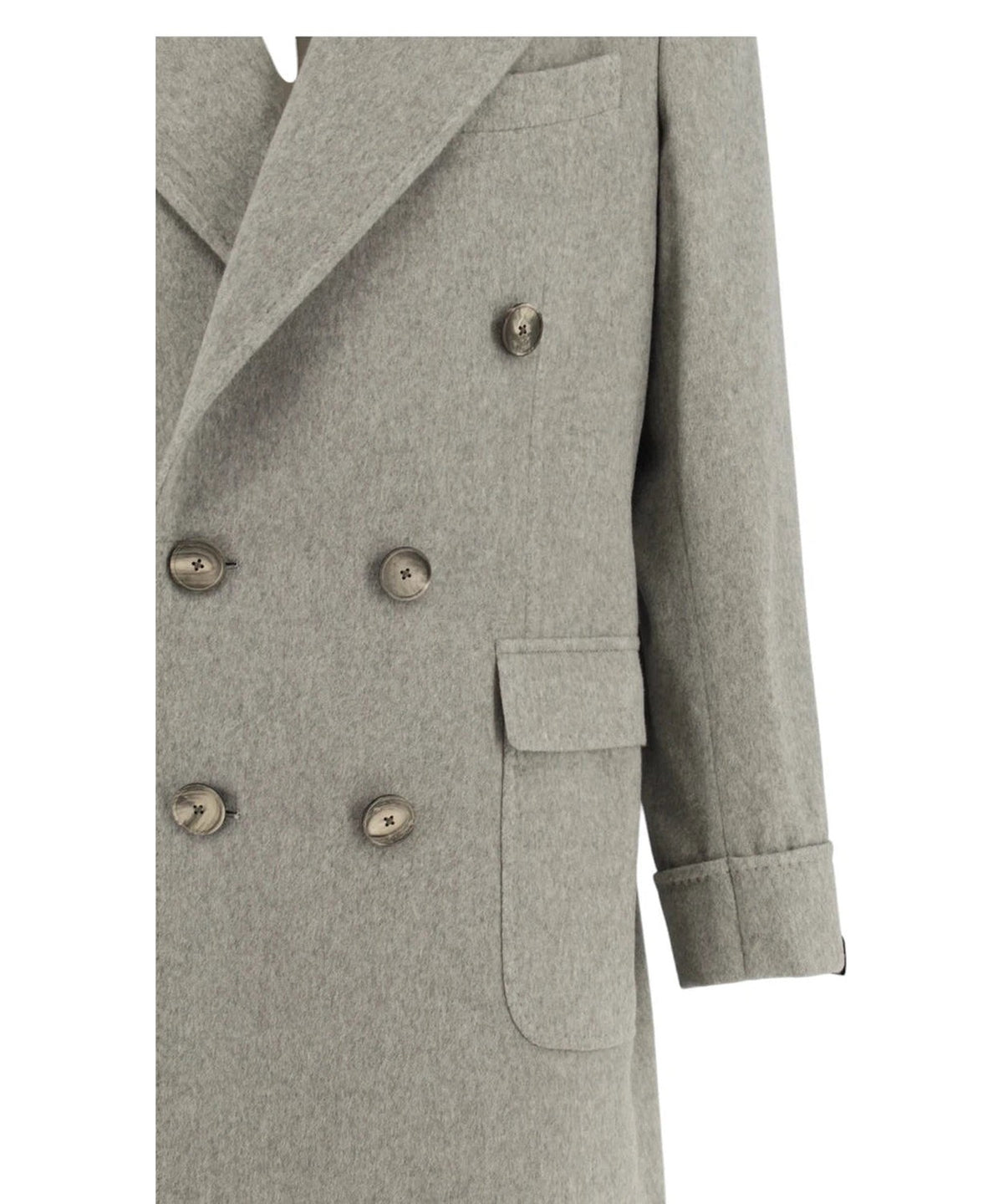 Cappotto Uomo GiCapri Doppiopetto con Tasche a Toppa-GI CAPRI-Cappotti-Vittorio Citro Boutique