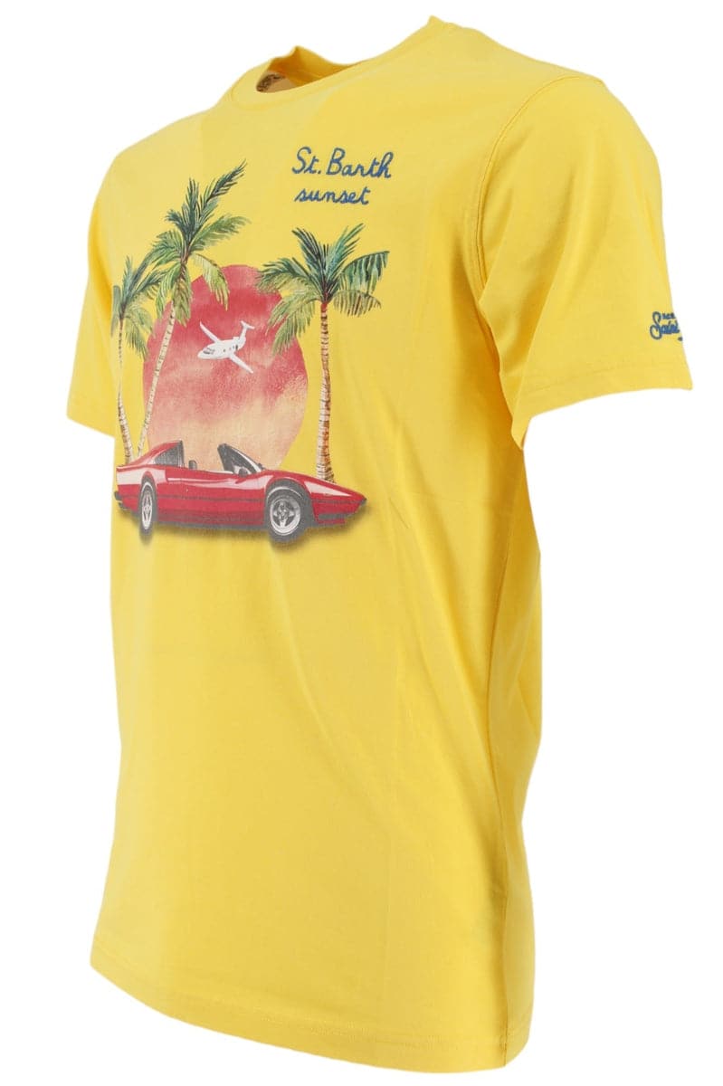 T-shirt st. Barth sunset-T-shirt-Mc2 Saint Barth-Vittorio Citro Boutique