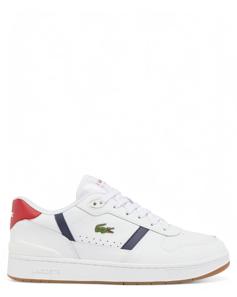 Sneakers Uomo in Pelle T-Clip Set-LACOSTE-Sneakers-Vittorio Citro Boutique
