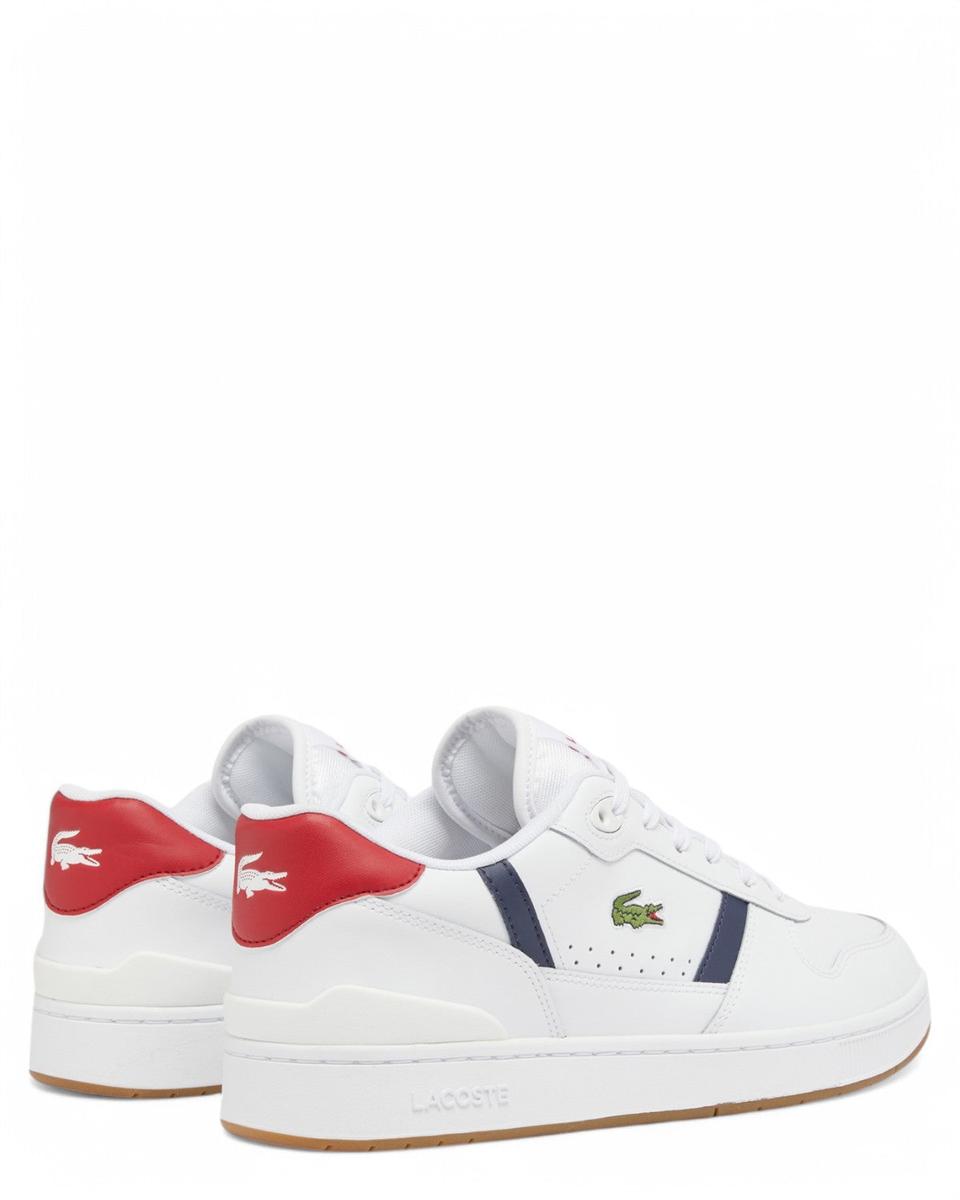 Sneakers Uomo in Pelle T-Clip Set-LACOSTE-Sneakers-Vittorio Citro Boutique