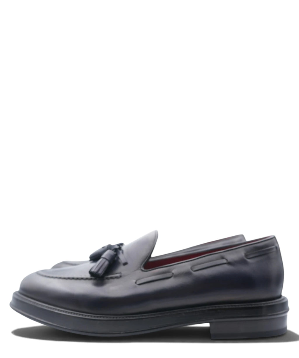 Mocassino Uomo Blu Navy con Nappine Barrett