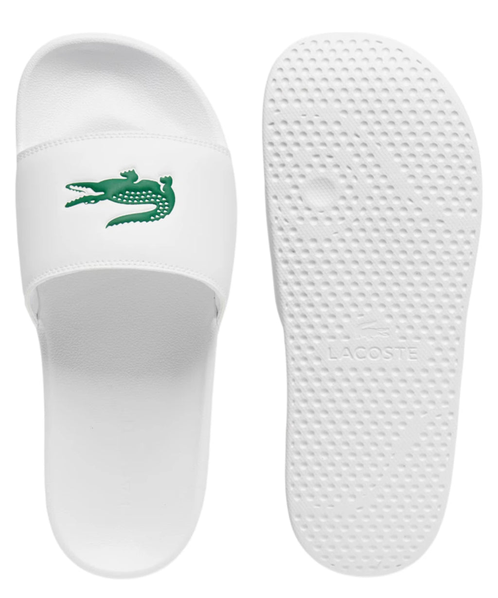 Sandalias Lacoste Serve Slide 0.0 con logo de cocodrilo