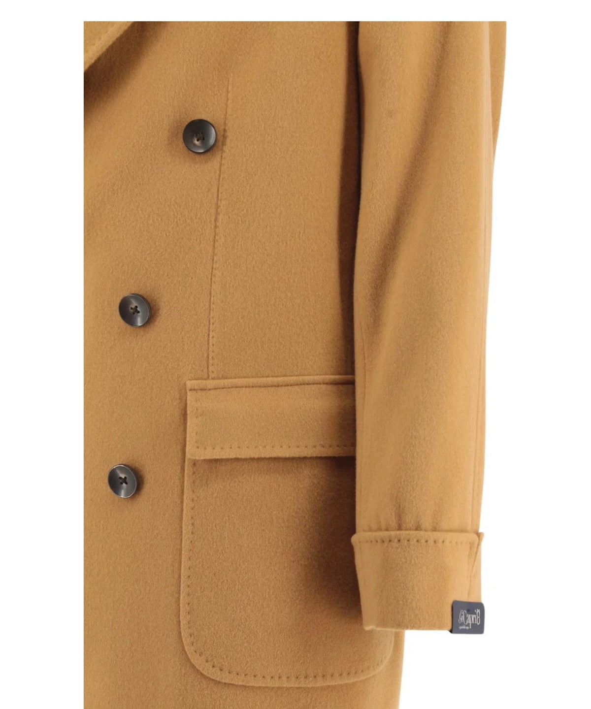 Cappotto Uomo GiCapri Doppiopetto con Tasche a Toppa-GI CAPRI-Cappotti-Vittorio Citro Boutique