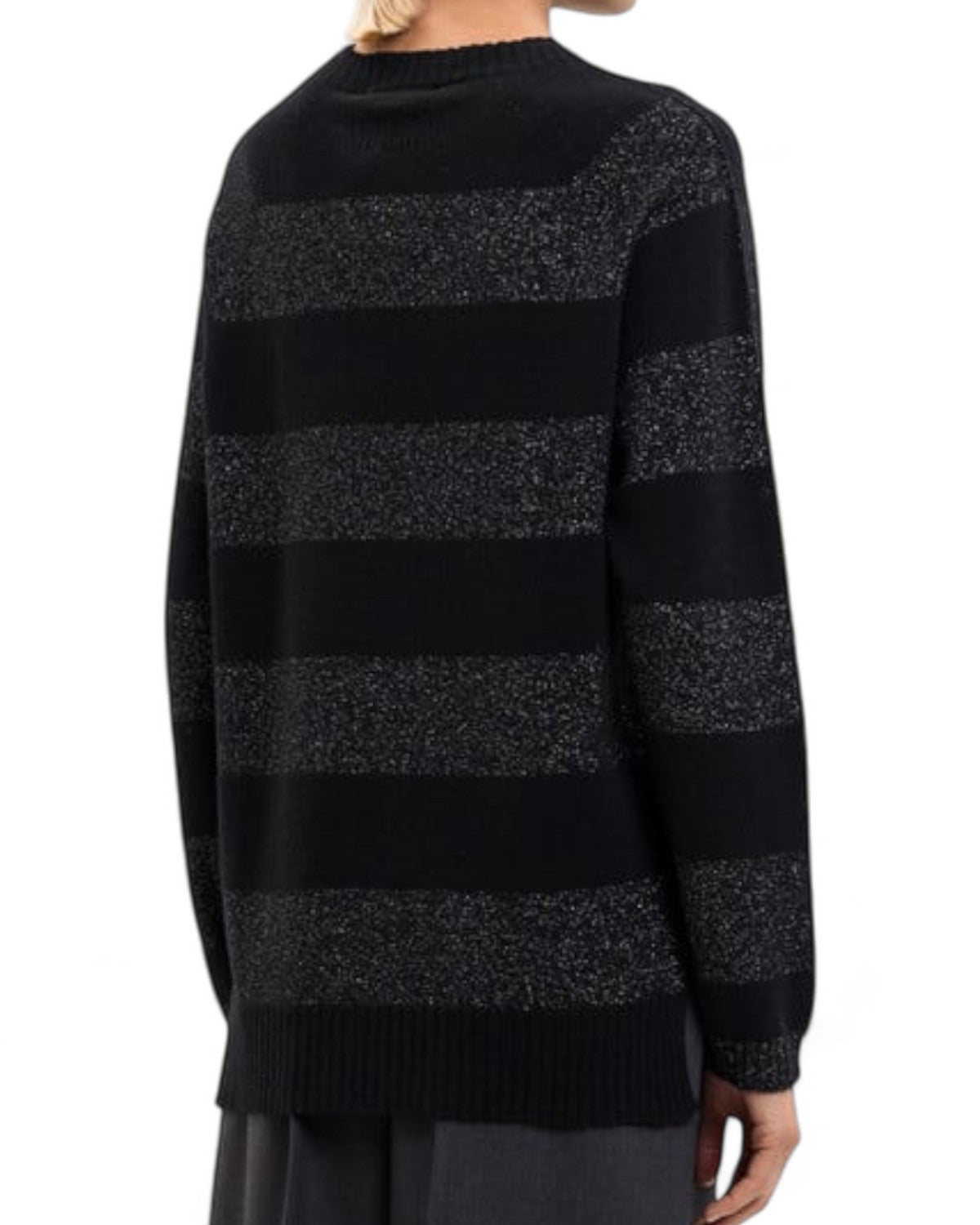 Maglione in Lana e Cashmere con Lurex-Twinset-Maglieria-Vittorio Citro Boutique