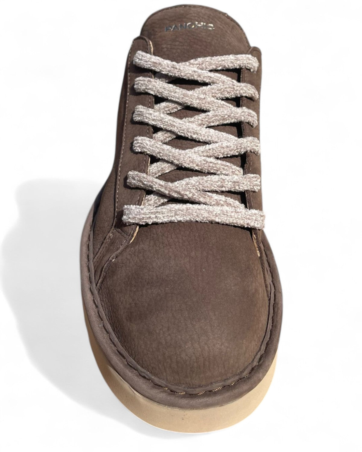 小物 RUBATO AND CO. smith BROWN Vyriški elegantiški nubuko sportbačiai - Modelis P007 | Rudi