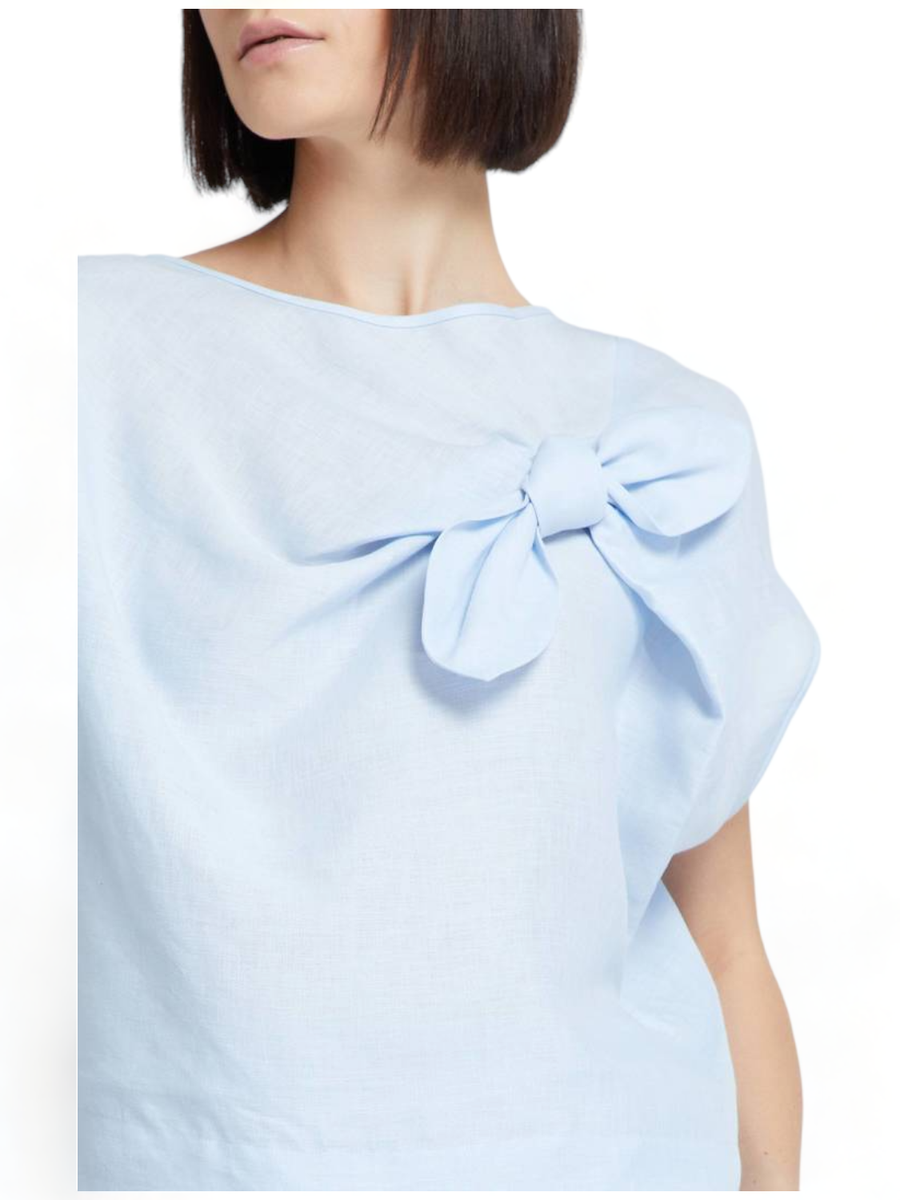 Blusa con scollo a barca-Emporio Armani-Camicie-Vittorio Citro Boutique