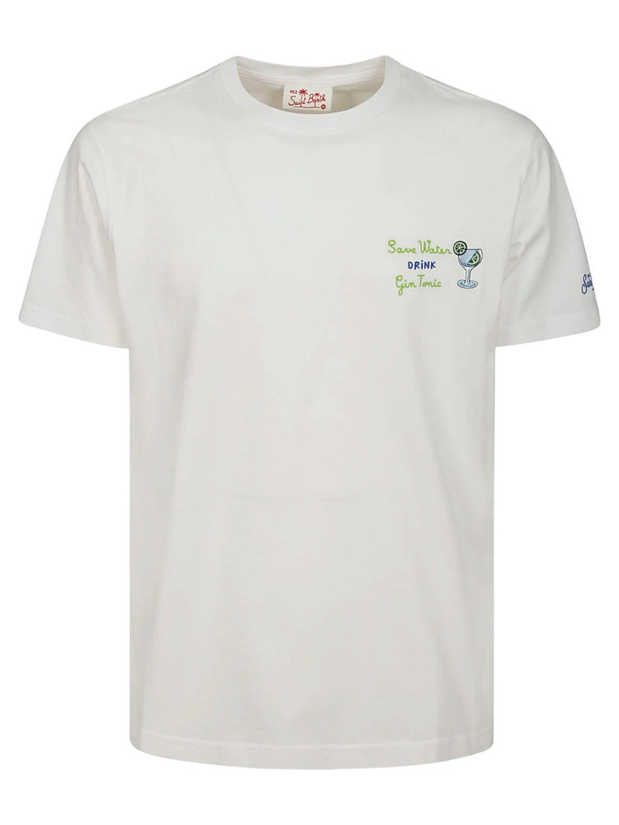 Cotton Shirt Maglietta Saint Barth Gin Tonic MC2 Saint Barth