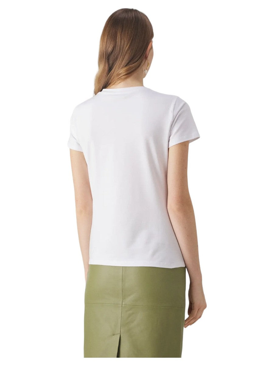 T-shirt Ecosostenibile con Stampa Logo-Liu-Jo-T-shirt-Vittorio Citro Boutique