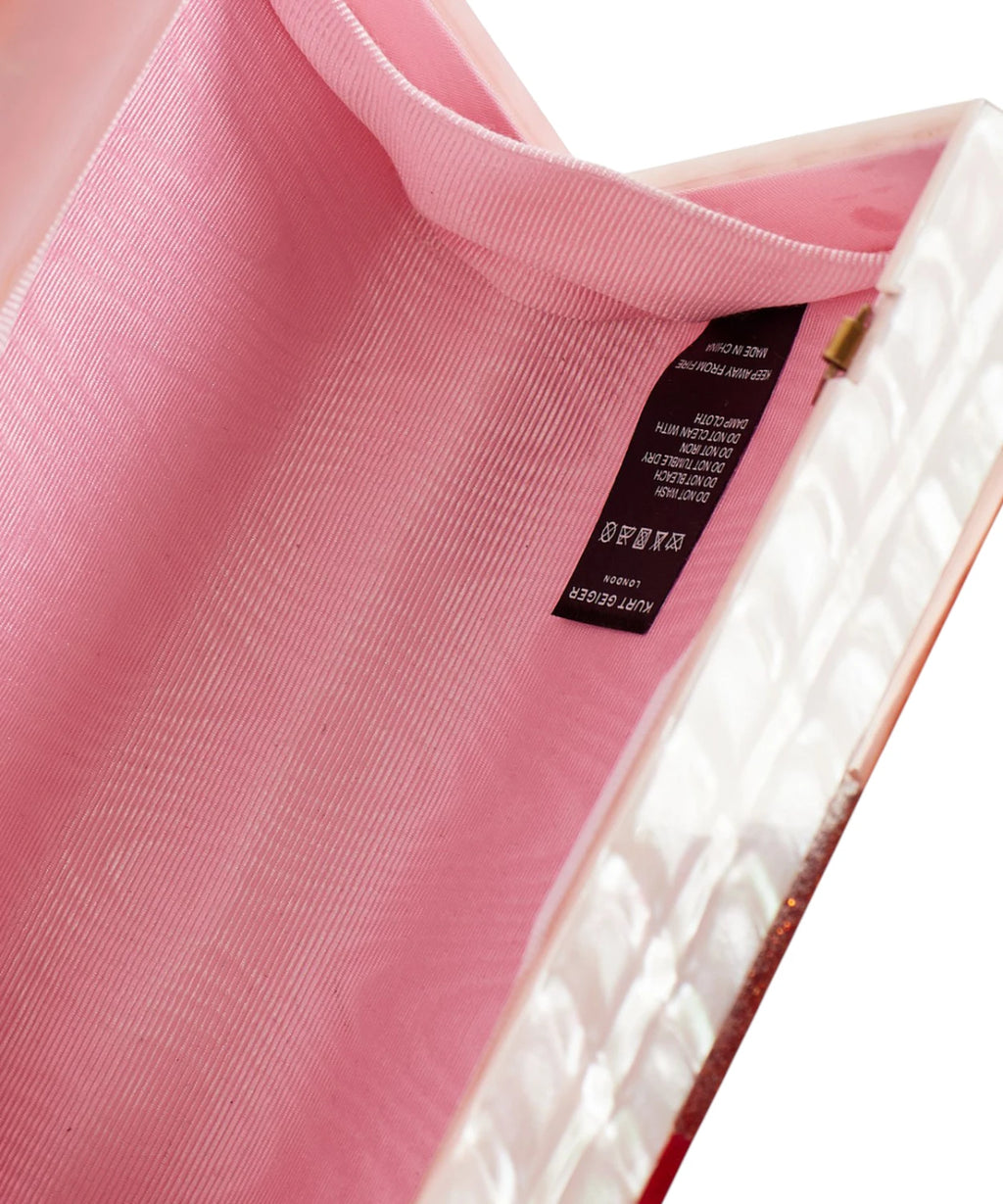 Clutch multicolor Kurt Geiger Party Box in acrilico