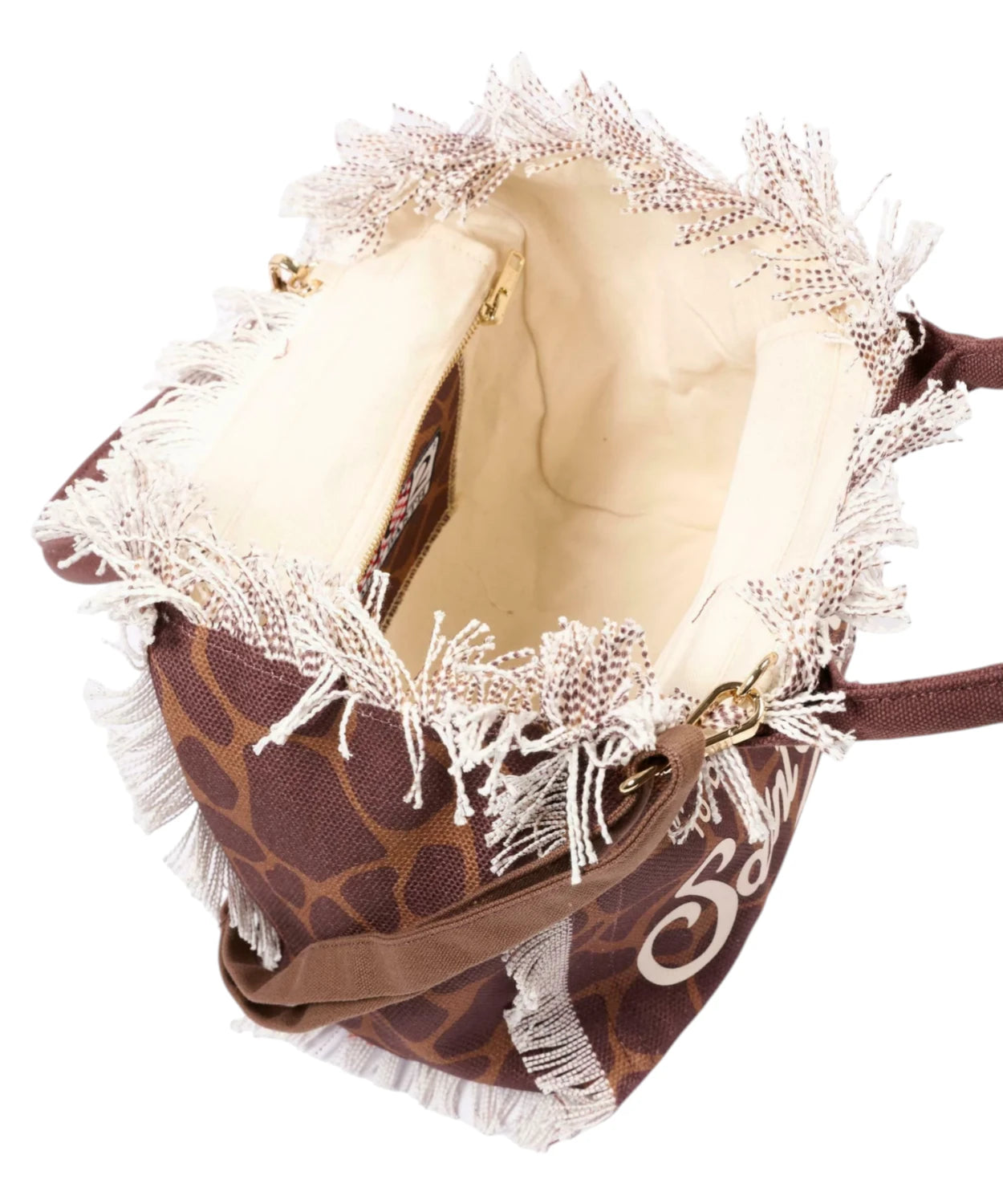 Borsa Colette Animalier MC2 Saint Barth in Canvas