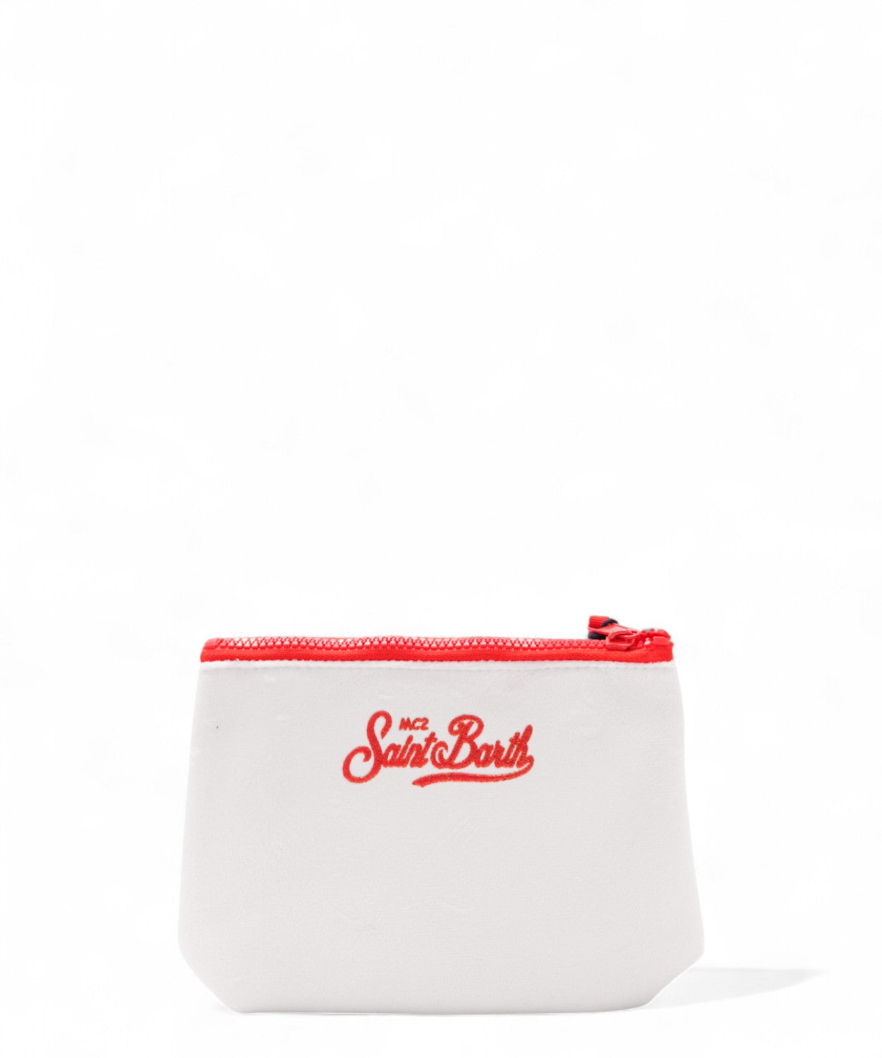 Pochette Aline con stampa FATEMI SANTA e zip-Mc2 Saint Barth-Pochette-Vittorio Citro Boutique