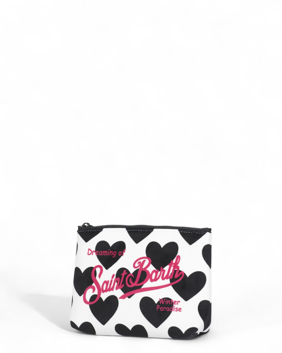 Pochette Aline con stampa logo e zip-Mc2 Saint Barth-Pochette-Vittorio Citro Boutique